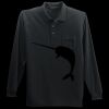 Long Sleeve Silk Touch Polo with Pocket Thumbnail