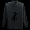 Long Sleeve Silk Touch Polo with Pocket Thumbnail
