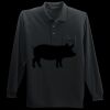 Long Sleeve Silk Touch Polo with Pocket Thumbnail