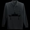 Long Sleeve Silk Touch Polo with Pocket Thumbnail