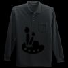 Long Sleeve Silk Touch Polo with Pocket Thumbnail