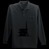 Long Sleeve Silk Touch Polo with Pocket Thumbnail