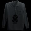Long Sleeve Silk Touch Polo with Pocket Thumbnail