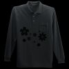 Long Sleeve Silk Touch Polo with Pocket Thumbnail