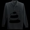 Long Sleeve Silk Touch Polo with Pocket Thumbnail