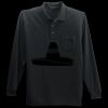Long Sleeve Silk Touch Polo with Pocket Thumbnail