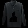 Long Sleeve Silk Touch Polo with Pocket Thumbnail