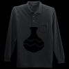 Long Sleeve Silk Touch Polo with Pocket Thumbnail