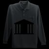 Long Sleeve Silk Touch Polo with Pocket Thumbnail