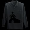 Long Sleeve Silk Touch Polo with Pocket Thumbnail