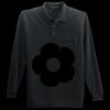 Long Sleeve Silk Touch Polo with Pocket Thumbnail