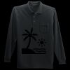 Long Sleeve Silk Touch Polo with Pocket Thumbnail