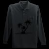 Long Sleeve Silk Touch Polo with Pocket Thumbnail