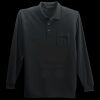 Long Sleeve Silk Touch Polo with Pocket Thumbnail
