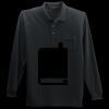 Long Sleeve Silk Touch Polo with Pocket Thumbnail