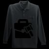 Long Sleeve Silk Touch Polo with Pocket Thumbnail