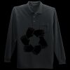 Long Sleeve Silk Touch Polo with Pocket Thumbnail