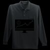 Long Sleeve Silk Touch Polo with Pocket Thumbnail