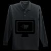 Long Sleeve Silk Touch Polo with Pocket Thumbnail