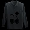 Long Sleeve Silk Touch Polo with Pocket Thumbnail
