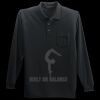 Long Sleeve Silk Touch Polo with Pocket Thumbnail