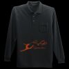 Long Sleeve Silk Touch Polo with Pocket Thumbnail