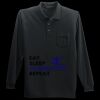 Long Sleeve Silk Touch Polo with Pocket Thumbnail