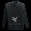 Long Sleeve Silk Touch Polo with Pocket Thumbnail