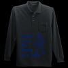 Long Sleeve Silk Touch Polo with Pocket Thumbnail