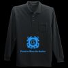Long Sleeve Silk Touch Polo with Pocket Thumbnail