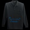 Long Sleeve Silk Touch Polo with Pocket Thumbnail