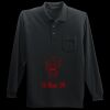 Long Sleeve Silk Touch Polo with Pocket Thumbnail