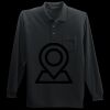 Long Sleeve Silk Touch Polo with Pocket Miniatura