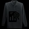 Long Sleeve Silk Touch Polo with Pocket Miniatura