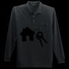 Long Sleeve Silk Touch Polo with Pocket Miniatura