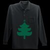 Long Sleeve Silk Touch Polo with Pocket Miniatura