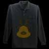 Long Sleeve Silk Touch Polo with Pocket Miniatura