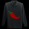 Long Sleeve Silk Touch Polo with Pocket Miniatura