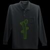 Long Sleeve Silk Touch Polo with Pocket Thumbnail