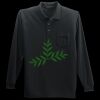 Long Sleeve Silk Touch Polo with Pocket Thumbnail