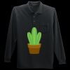 Long Sleeve Silk Touch Polo with Pocket Thumbnail