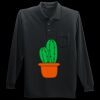 Long Sleeve Silk Touch Polo with Pocket Thumbnail