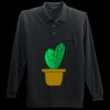 Long Sleeve Silk Touch Polo with Pocket Thumbnail