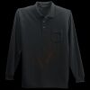 Long Sleeve Silk Touch Polo with Pocket Thumbnail