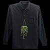 Long Sleeve Silk Touch Polo with Pocket Thumbnail