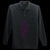 Long Sleeve Silk Touch Polo with Pocket Thumbnail