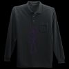 Long Sleeve Silk Touch Polo with Pocket Thumbnail