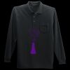 Long Sleeve Silk Touch Polo with Pocket Thumbnail