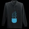 Long Sleeve Silk Touch Polo with Pocket Thumbnail
