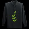 Long Sleeve Silk Touch Polo with Pocket Thumbnail